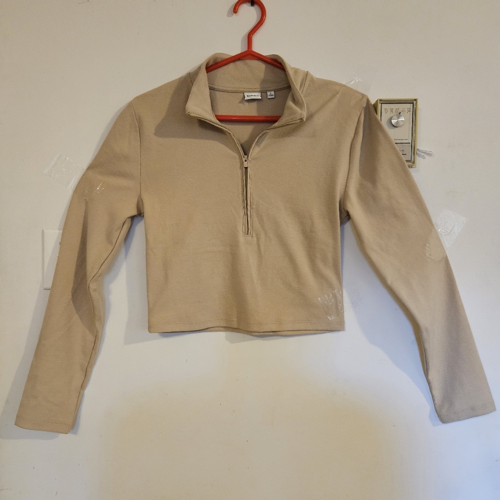 Sunday Best Beige Long Sleeve Top